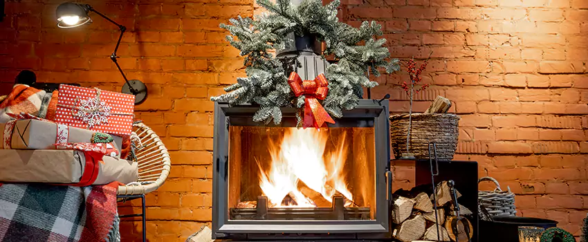 Travis Industries Linear Gas Fireplace Installation in Mableton, Georgia