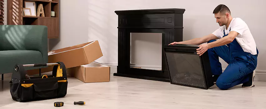 Old Rusted Metal Fireplace Repair And Replacement in Mableton, GA